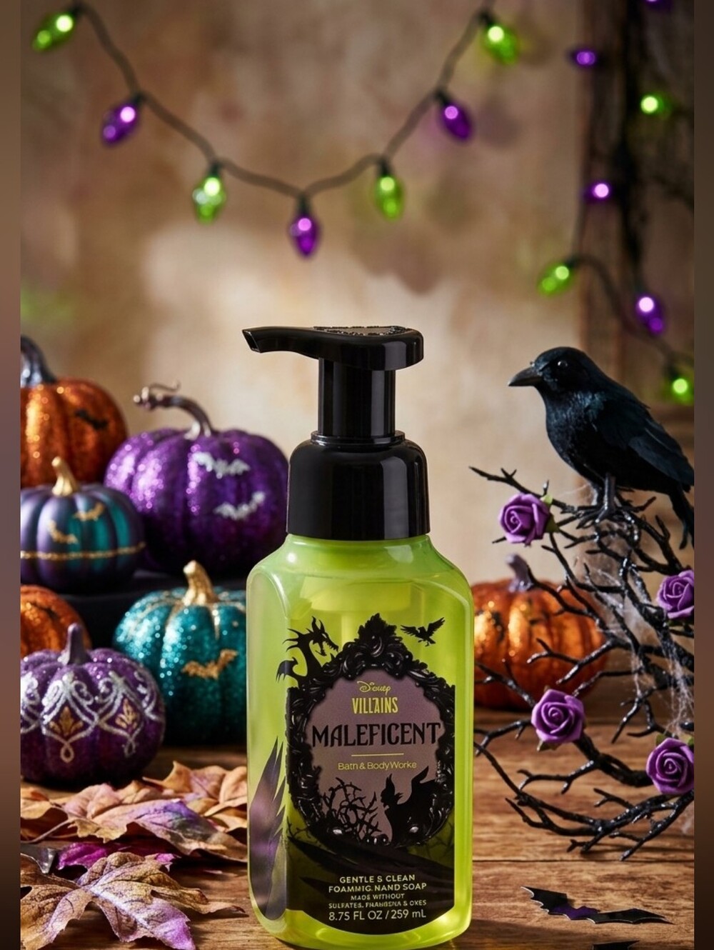 Bath & Body Works Disney Villains Maleficent Gentle Clean Foaming Hand Soap NWT